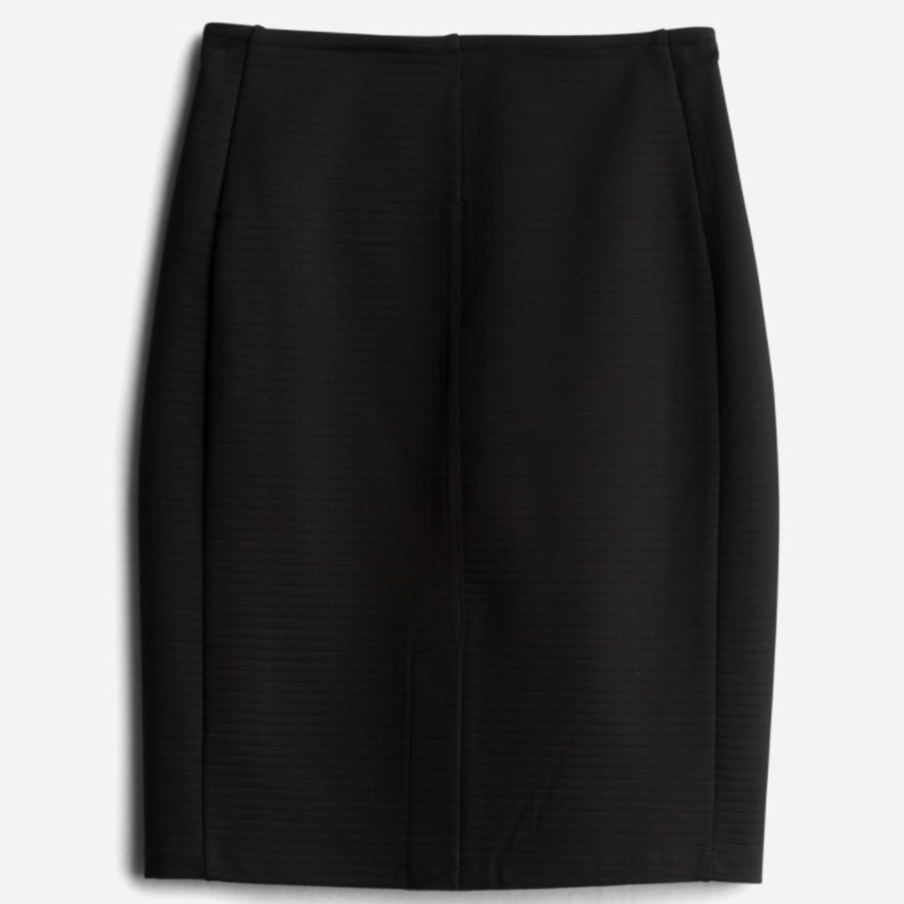 Liverpool Jeans Knit Textured Bias Pencil Skirt